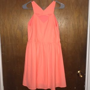 Standout dress with tasteful cutouts